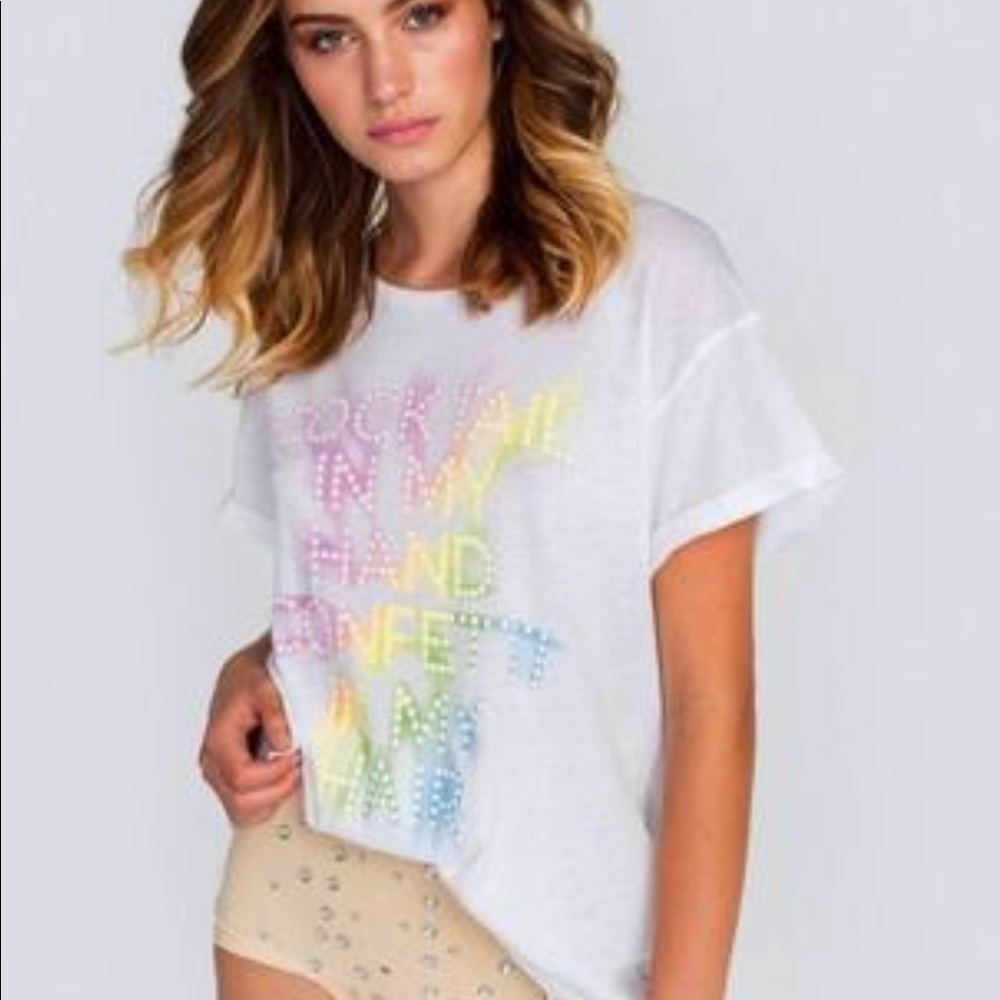 NEW • Wildfox • Manchester Cocktail & Confetti Tee